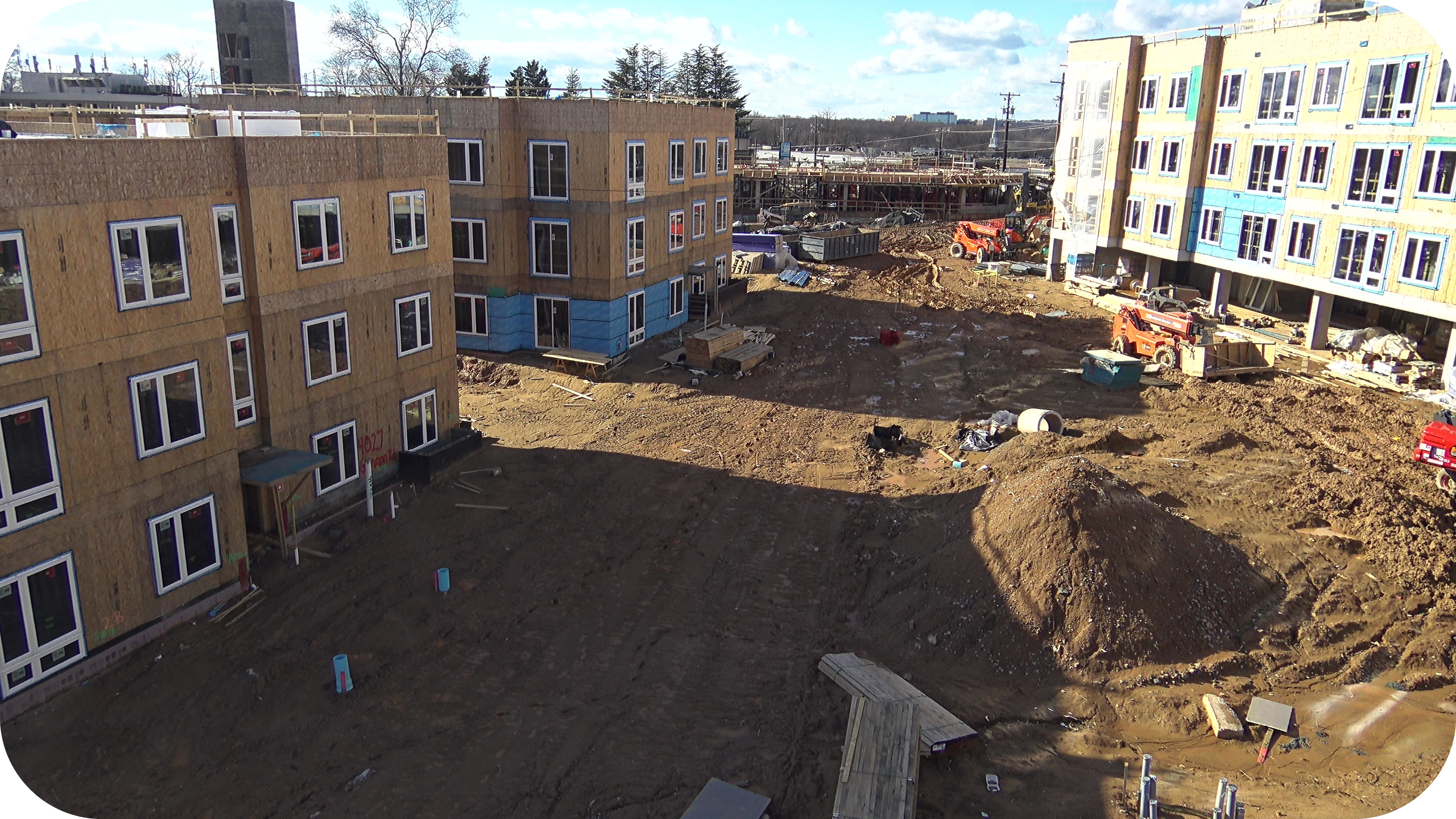 Image of construction at Randolph Road site.